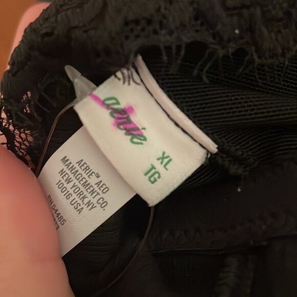 NWOT Aerie Eyelash Lace Trim Longline Bralette - Picture 8 of 16